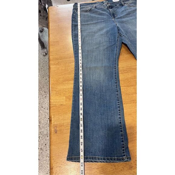 STYLE & CO HIGH RISE CURVY BOOT CUT JEANS SIZE WOMENS 20 P1-202 NEW - Picture 6 of 14